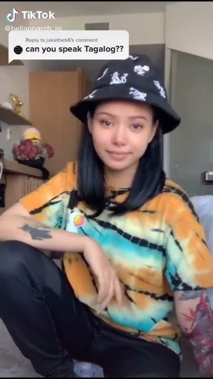 Does Bella Poarch speaks Tagalog?
