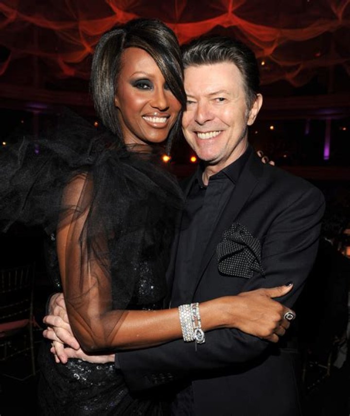 How long were David Bowie and Iman together?