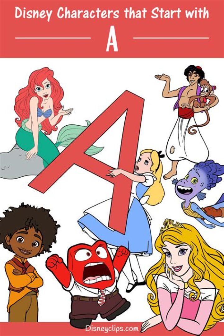 What is a Disney character that starts with I?