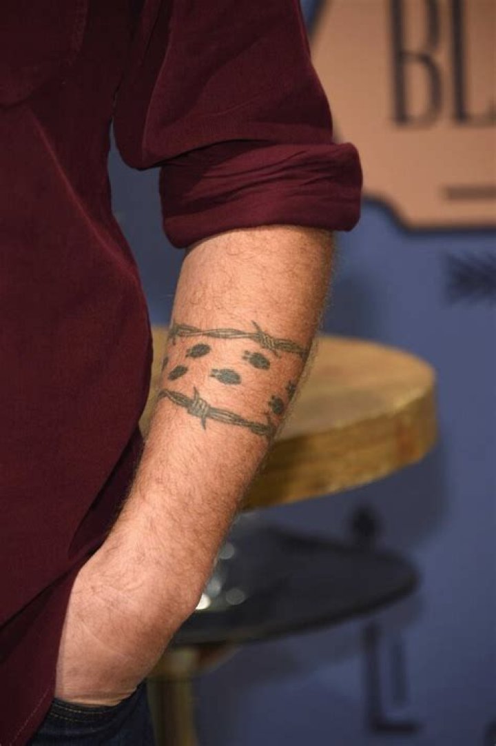 What is the tattoo on Blake Shelton’s forearm?