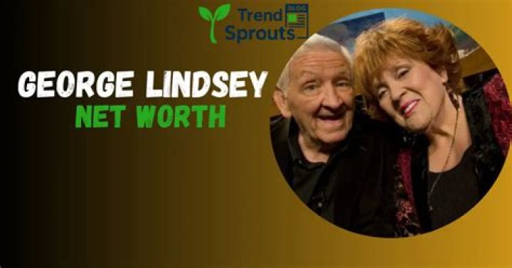 What was George Lindsey net worth when he died?